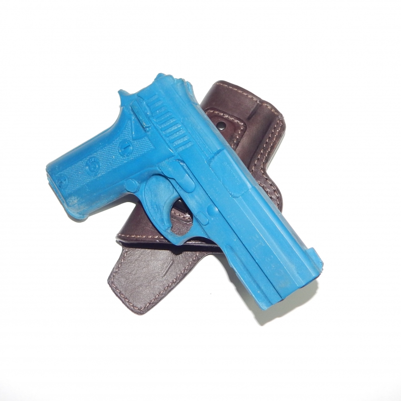 Coldre Artesanal Velado PT 940 com TRILHO